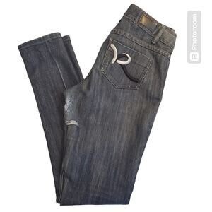 Rocawear Skinny Leg Y2K Retro Throwback Vintage Jeans 90s Sz 7